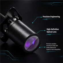 2 Stück Engel Flügel Projektor Licht, Unterboden Projektor Lampe, Universell für die Meisten Motorräder, Elektroroller