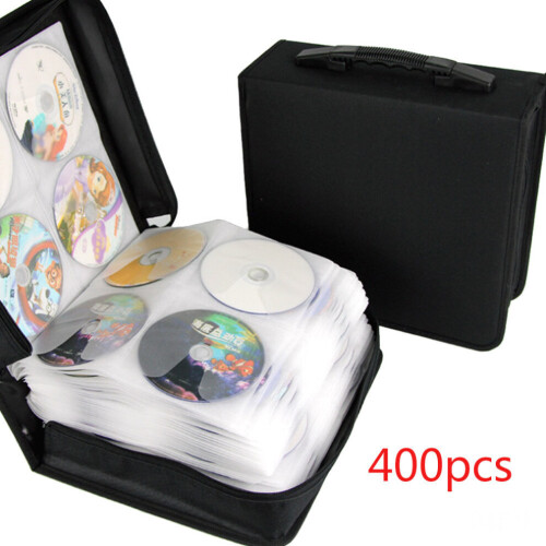 Custodia per 400 CD, organizer portatile a portafoglio per auto, casa e ufficio. 1