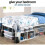 Adjustable Bed Risers - Elevation in 3.75 8.75 Inch - Heavy Duty Stackable Furniture Risers Supports 1,300 Lbs, 8PCS 1