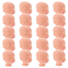 BESTONZON Small Doll Heads for Doll Making Vinyl 20 Pack