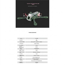BANDO 5 Frame Kit 230mm Wheelbase 7mm Arm 205g FPV Frame for RC FPV Drone Racing Freestyle