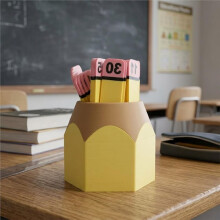 Pencil Number Counting Set Pencil Flip Sticks for Classroom Organization and Sequencing Board, 1-30