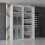 MN Furniture (White, 180cm) Sliding Door Wardrobe with Mirror 3