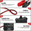 DW960 Automobilrelaisprüfer 12V-24V Auto-Relais-Diagnosetool, Relaisprüfer mit Batterieklemmen, Relaisprüfset 3
