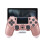 Controller di gioco wireless Bluetooth con doppi stick analogici per console 4, oro rosa, design ergonomico avanzato 3