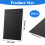 10 Pack Black ABS Plastic Sheet 1/8 Inch Thick 8" X 12" for DIY Projects & Structural Parts 3