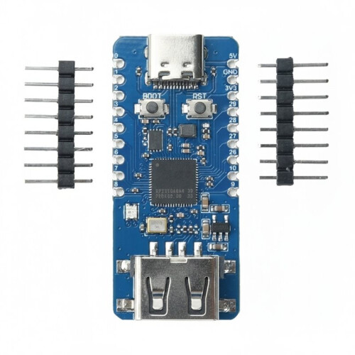 RP2350-USB-A Microcontroller Board for Raspberry Pi  2 Type-C Interface Development Board for DIY Electronic Project
