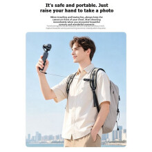 Retractable Pull Reel Carabiner One-Touch Lock Outdoor Sporty Attachment Keychain Tool for Ultra Pocket 4 Pro 4 3
