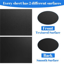 10-Pack Svart ABS-Plastskiva 1/8 Tum Tjock 8" X 12" för DIY-Projekt och Strukturella Delar