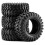 4 Peças 90x38mm Borracha 1.9 Polegadas Pneus de Crawler para Carro Crawler RC 1/10 1/12 para MJX H12P MN128 4