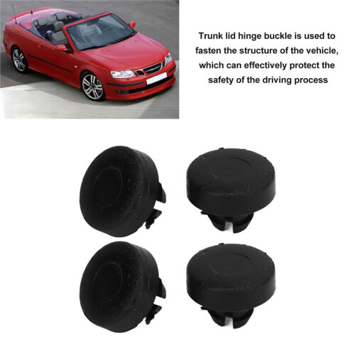 Boot Lid Hinge Stops Replacement 12832495 for  9-3 Convertible 2004-2014 Shockproof Trunk Lid Hinge Buckle 1