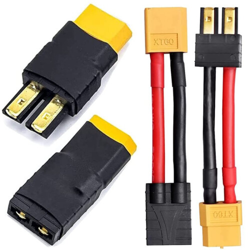 Nuofany XT60 to  Adapter Cable for RC FPV Drones Solar Generators Power Stations 2