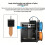 For Flashforge AD5X Mix Hotend Nozzle Assembly Integrated Hotend Bimetallic Hardened Steel Kit 3D Printer Accessories 4