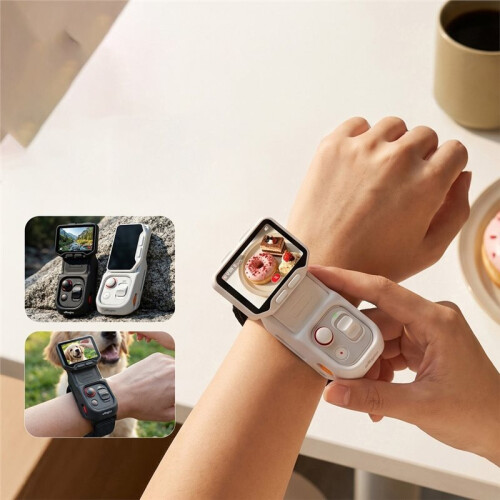 AMAGISN Silicone Protective Case & Strap for   Ultra Wireless Video Transmitter Camera Protector Accessories White 1