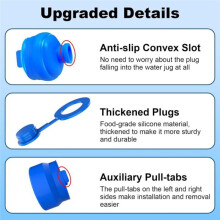 5-Pack Universal Water Bottle Caps, Food-Grade Leak-Proof Sealing Caps, Replacement Caps for Mineral Water Bottles