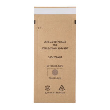 100Pcs Self-Sealing Dry Heat Pouches, Disposable Autoclave Bags for Nail Art, Tattoo & Dental Tools M