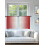 Sheer Curtains Red White Gradient Light Filtering Voile 4
