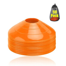 Soccer Cones Set of 50 - Versatile Training Tool for Football, Basketball, and More