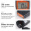 Digital Moisture Meter for Wood, Dual-Probe Moisture Content Meter, Wood Moisture Analyzer 6