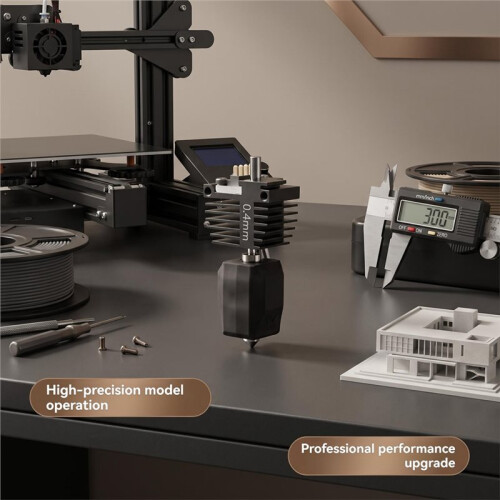 2set Hotend for Flashforge Creator 5/5 Pro,Quick Swap Integrated Metal Nozzle for Flashforge C5/5 Pro 3D Printer 0.4mm 2
