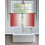 Sheer Curtains Red White Gradient Light Filtering Voile 3