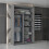 MN Furniture (Grey, 120cm)  Sliding Door Wardrobe with Mirror 3