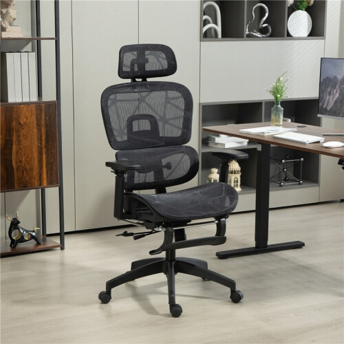 Multi-Adjustable Mesh Office Chair - Black 2