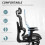 Multi-Adjustable Mesh Office Chair - Black 6