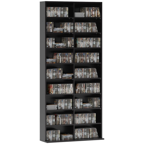 640 CD Storage Tower - Black