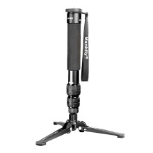 Manbily A-888 Portable Monopod for  DSLR Phone Travel Selfie Stick 7 Sections 31cm Max Tube Diameter 32mm with Base