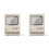 2X New Maclock Retro Clock Creativity Alarm Clock Student Specific Wake  Artifact Desktop Decor Computer Keyboard 2