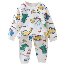 Baby Pajama Set Cartoon Print Long Sleeve 2-Piece Outfit