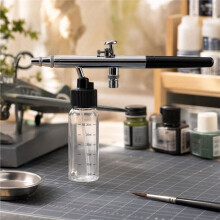 Confezione da 10 Bottiglie di Vernice per Aerografo 30ML con Tappi per Accessori Aerografo A Sifone A Doppia Azione
