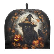 Black Cat Halloween Tea Cozy Polyester 1 Piece