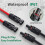 1 Pair Red and Black Double Ends Solar Extension Cable Solar Panel Extension Cable for Jakery/Renogy// 6M 3