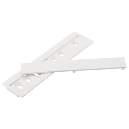 Built-in Refrigerator Slide Rails, Smooth Glide Mobile Shelf Tracks for Easy Access, Space Optimization, White 1