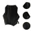 Motorcycle Windscreen Replacement Universal 22 25 28mm Black 6