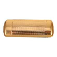 Hard Aluminum Sunglasses Case Portable Lightweight Golden
