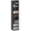 260 Narrow CD Storage Unit - Black 1