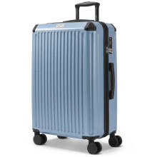 LUGG SkyRover 28In Hard Shell 76x49x29cm Suitcase, TSA Lock, 360 Degree Wheels, Internal Pockets, Airline Approved, Slate Blue