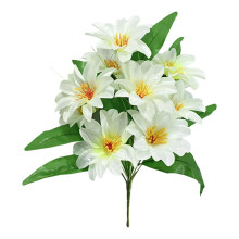Artificial Poinsettias UV-Resistant Silk 16.53 Inch White