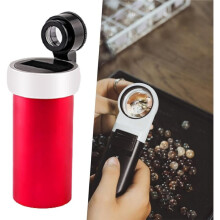 Diamond Inscription Reader Waist Code Display Multipurpose Stable Diamond Waist Mirror Loupe 10x for Jewelry Shops