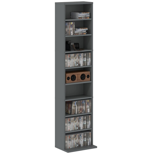 260 Narrow CD Storage Unit - Grey