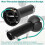 Matte Black Ceiling Fan Downrod with Hanger  - Universal Threadless Extension Pole 6 Inch 4