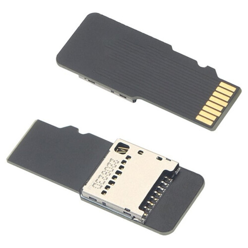 2PCS TF Memory Card Extender Test Tool  Male to Female Extension Adapter for Mobile Computer 3D Printer MP3 MP4