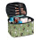 Small Cosmetic Bag with Rooster and Daisy Pattern, Zipper 1