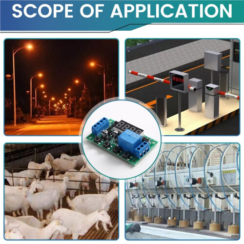 5V 12V 24V Delay Relay Control Module Timing Cycle Power-Off Signal ...