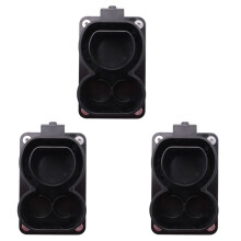 3X Base de Soporte para Cargador EV Soporte Redondo para Boquilla EVSE para Conector IEC 62196-3 CCS2