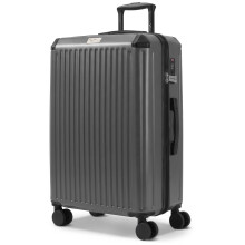 LUGG SkyRover 28In Hard Shell 76x49x29cm Suitcase, TSA Lock, 360 Degree Wheels, Internal Pockets, Airline Approved, Gunmetal