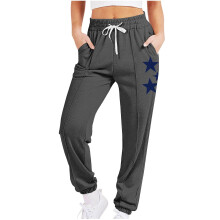 Women's Sweatpants Elastic Waist Straight Leg Loose Fit